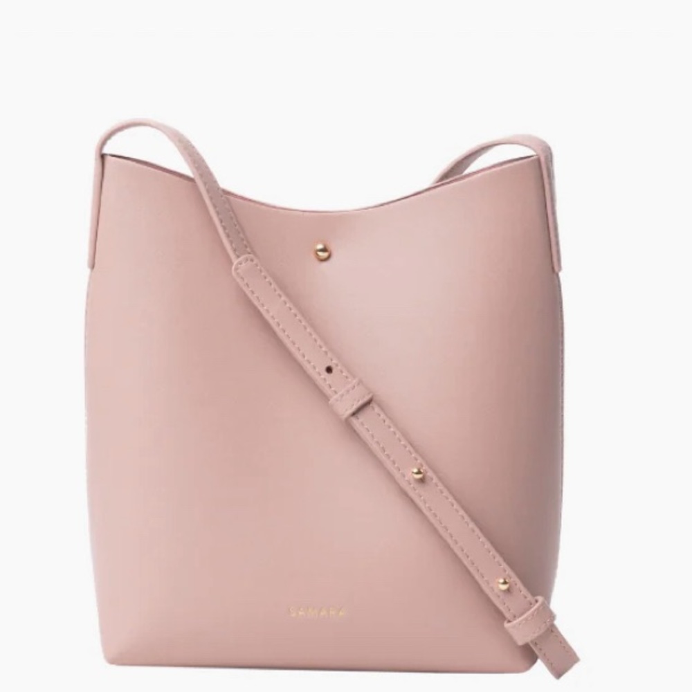 Samara Vegan Leather Bucket Bag